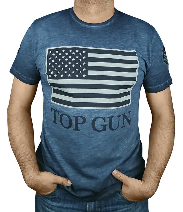 Top Gun T-Shirt TG 9008 blue/blau