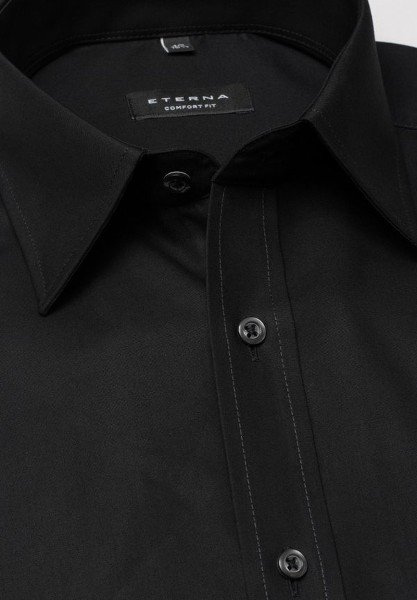 Eterna halbarm Hemd Comfort Fit 1100 K198 Farbe: schwarz