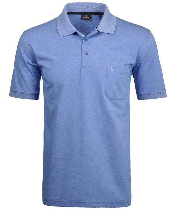 Ragman halbarm Poloshirt 540391 Farbe: 718 blau