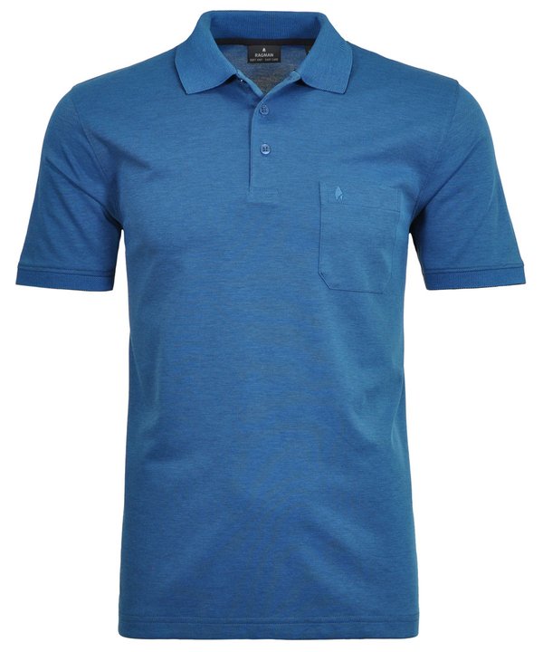 Ragman halbarm Poloshirt 540391 Farbe: 765 blau