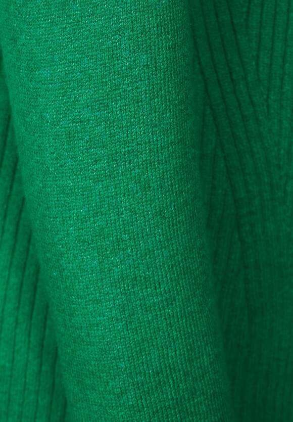 Cecil Strickjacke mit Kapuze B253654 in 15279 bright green  unifarben